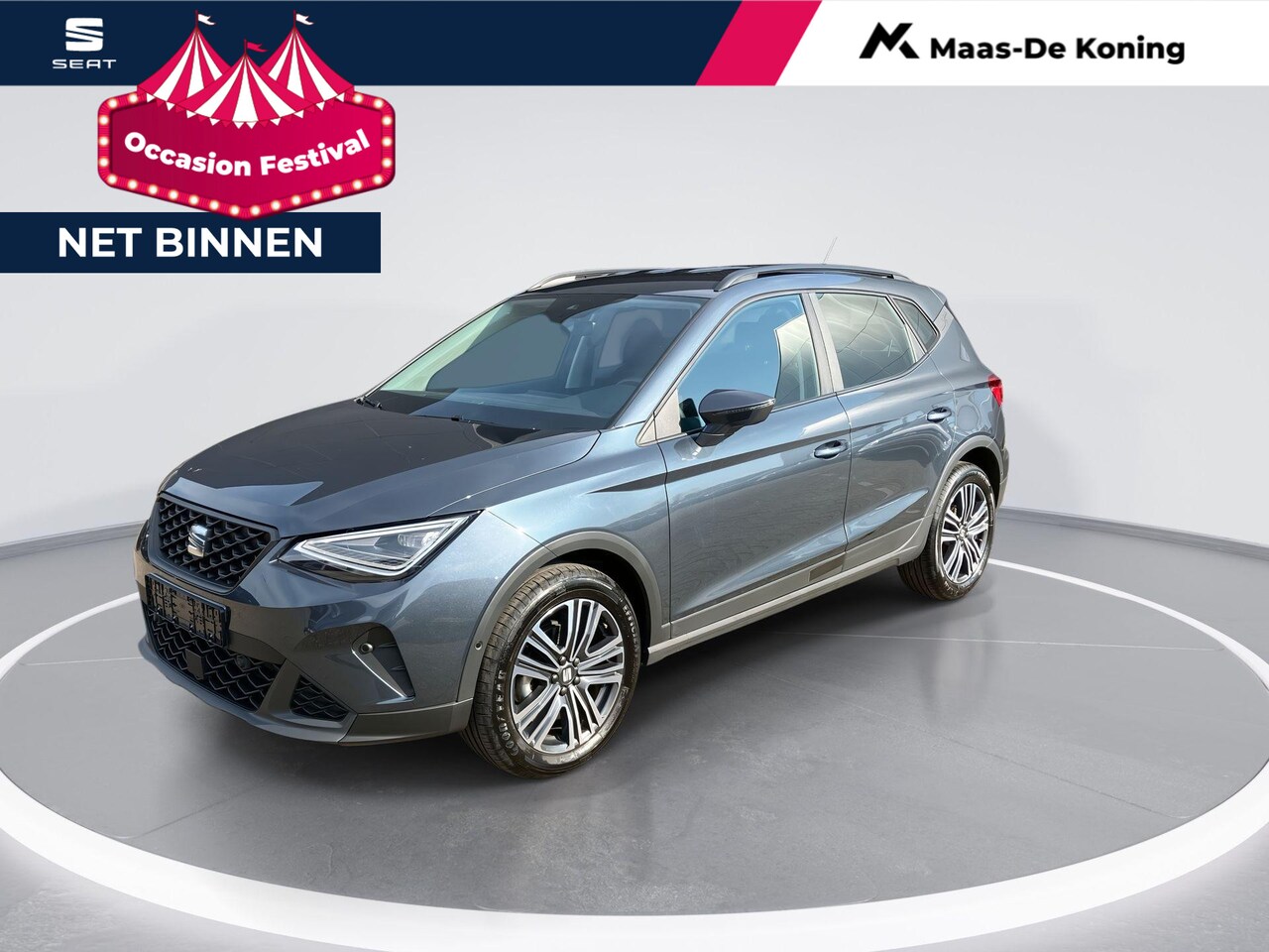Seat Arona - 1.0 Tsi 110pk DSG Style · Apple/Android Car Play · Camera · Park Assist · P-Sensoren · ACC - AutoWereld.nl