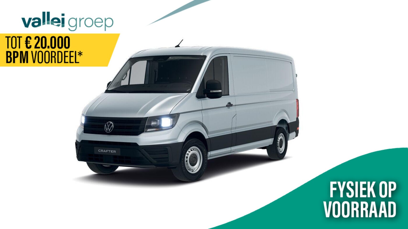 Volkswagen Crafter - Bedrijfswagens Trendline L3 2.0 TDI EU6 130 kW (177 pk) GVW 3.5T WB 3640 MM 6 versn. Han - AutoWereld.nl