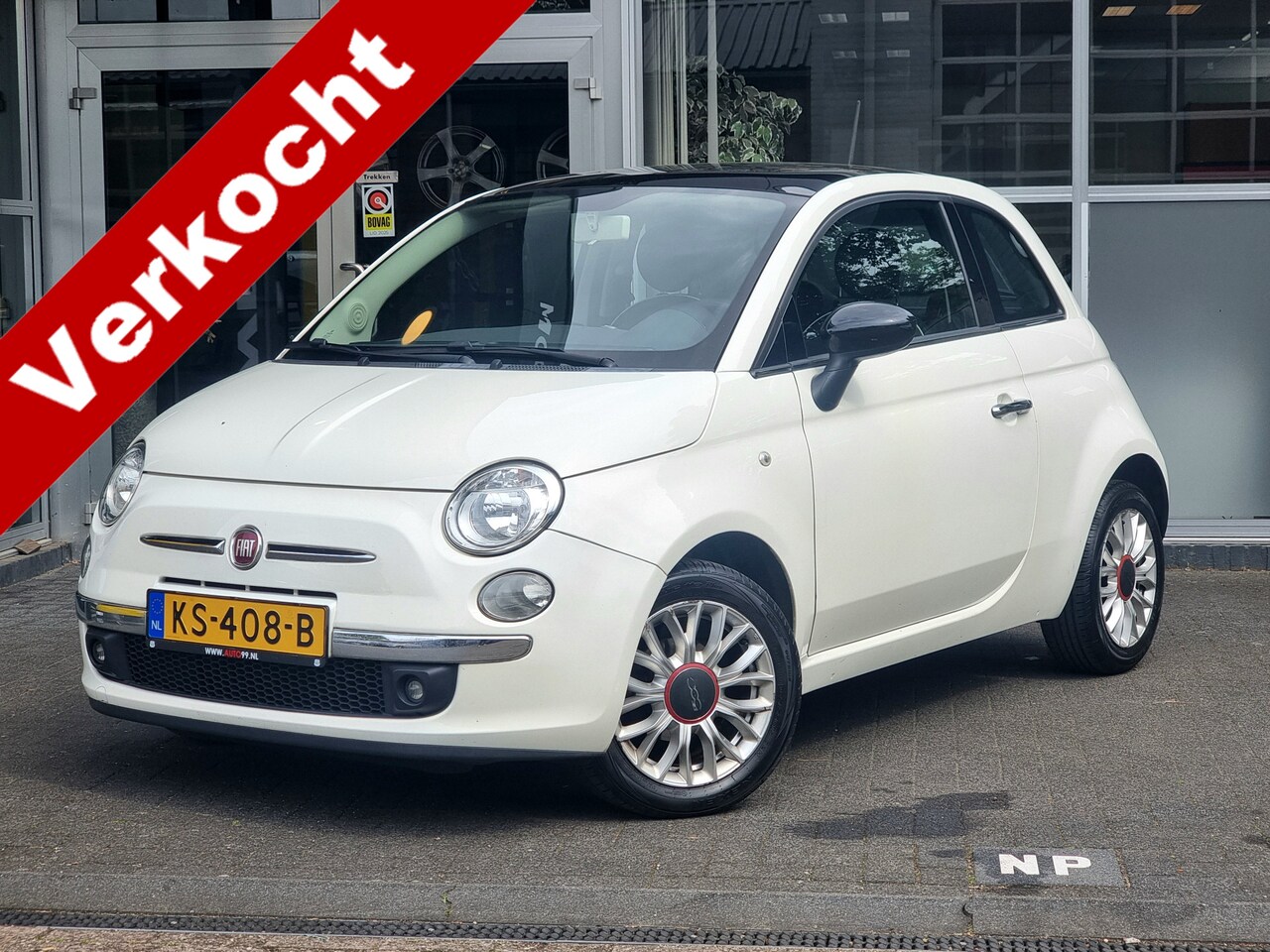 Fiat 500 - 1.2 Pop PANORAMADAK / AUTOMAAT / AIRCO - AutoWereld.nl