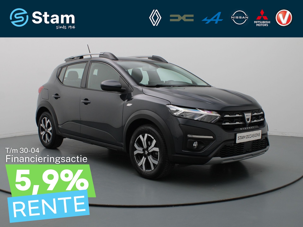 Dacia Sandero Stepway - 1.0 TCe 100 Bi-Fuel Essential Camera | Climate | Cruise | Navi | Parkeersens. v+a - AutoWereld.nl