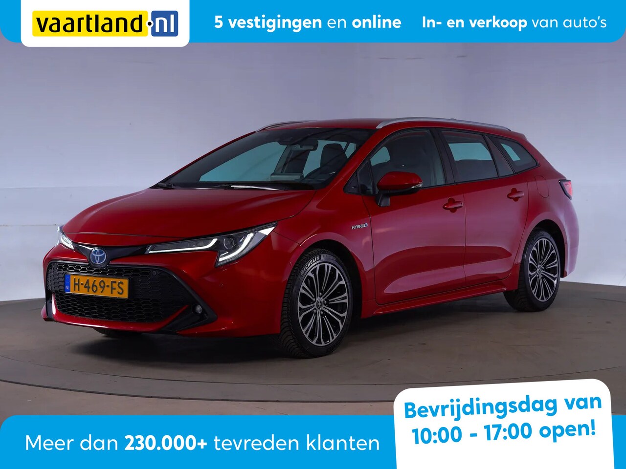 Toyota Corolla Touring Sports - 2.0 Hybrid 180pk Style [ Navi LED Head-up Adapt.cruise ] - AutoWereld.nl