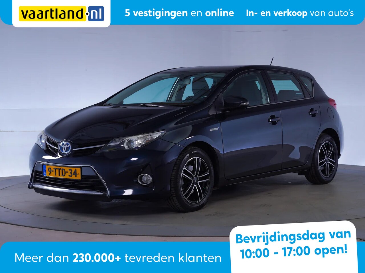 Toyota Auris - 1.8 Hybrid Aspiration [ Camera Clima Cruise LED ] - AutoWereld.nl