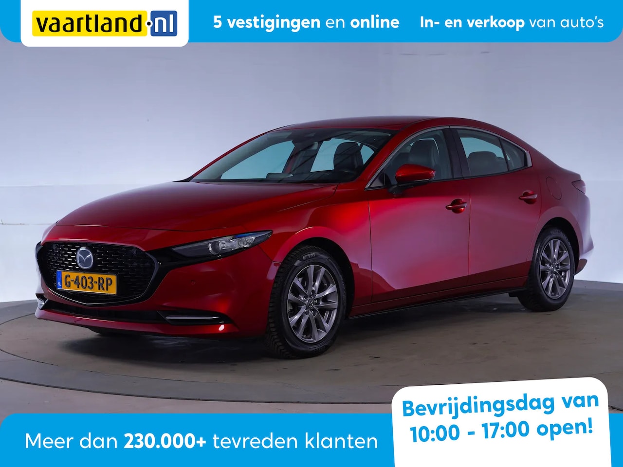 Mazda 3 - 2.0 SA-X Comfortline Bose 18Pk [ Leder Nav groot ] - AutoWereld.nl