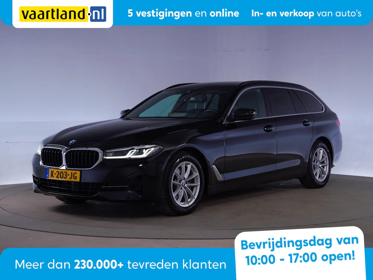 BMW 5-serie Touring - 520i High Executive FACELIFT! [ Leder Comfortstoelen HiFi Live-cockpit prof. ] - AutoWereld.nl