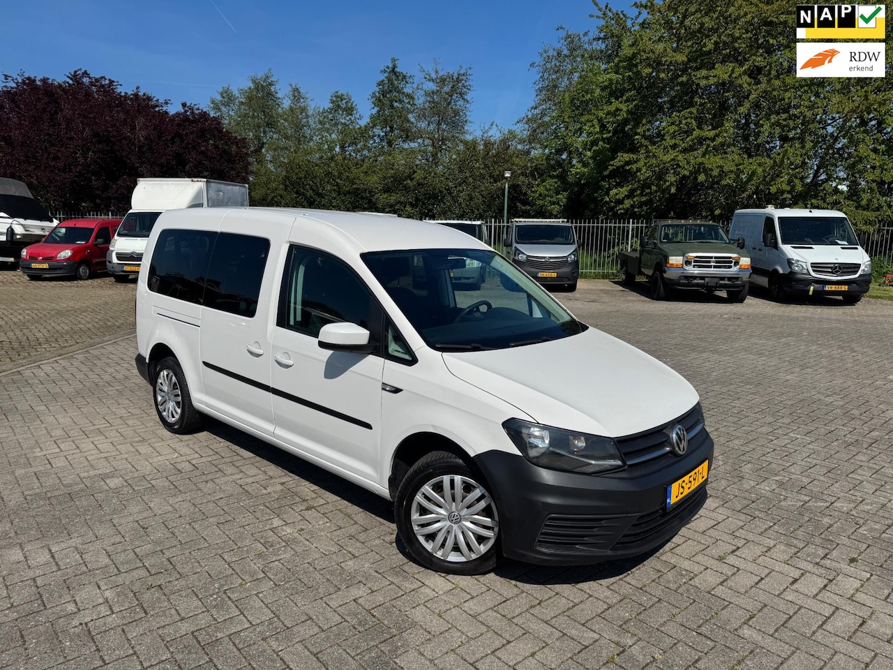 Volkswagen Caddy Maxi - 2.0 TDI|102pk|euro6|rolstoelvervoer|airco|cruise.control - AutoWereld.nl