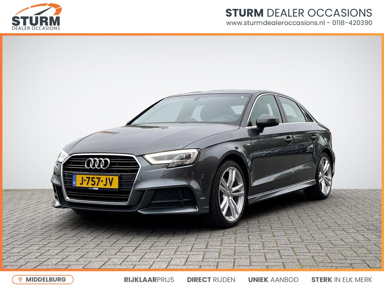 Audi A3 Limousine - 35 TFSI CoD Advance Sport S-Line | Navigatie Full-Map | Stoelverwarming | Sportstoelen + S - AutoWereld.nl
