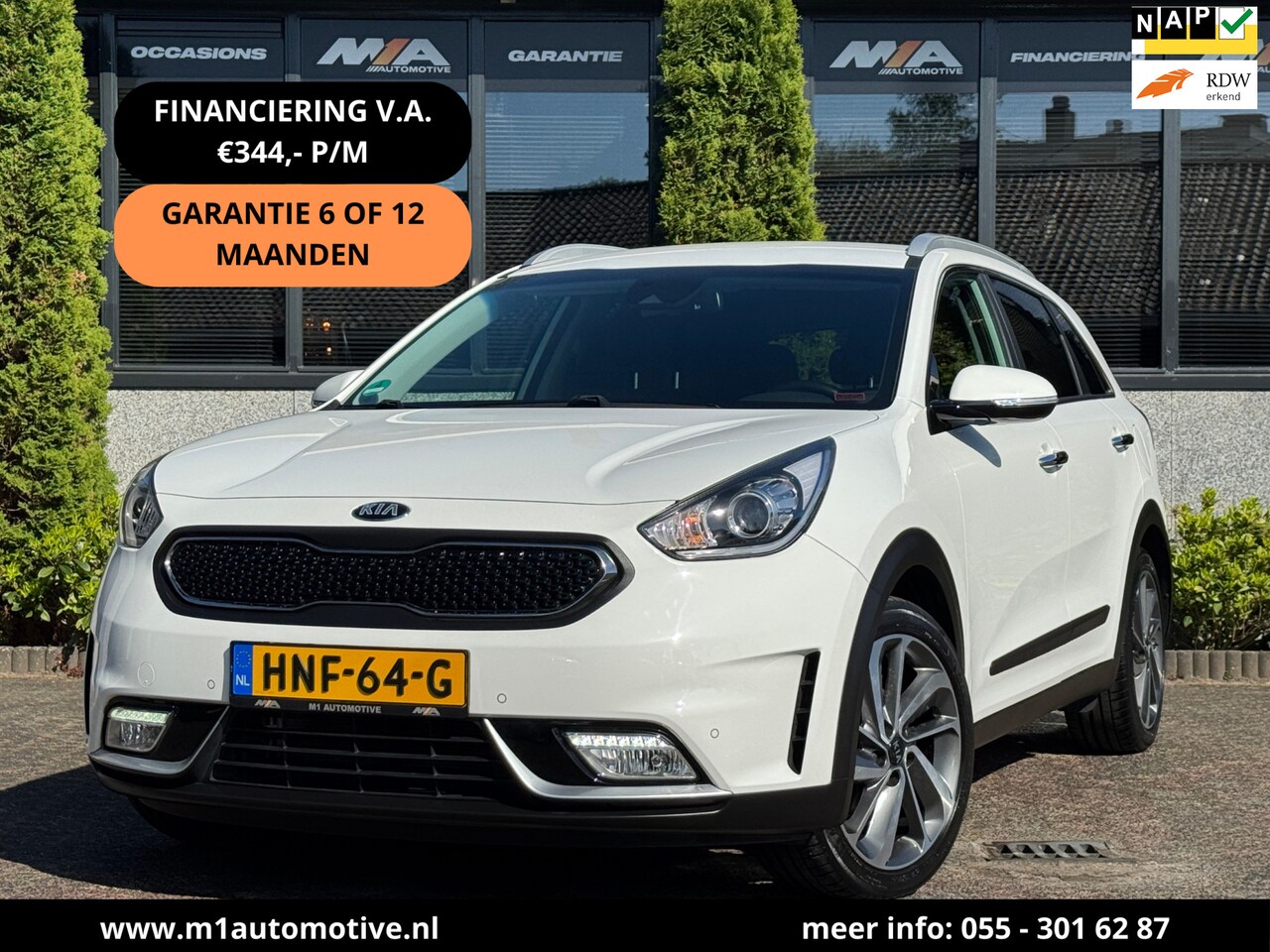 Kia Niro - 1.6 GDi Hybrid ExecutiveLine | Carplay | Airco / ECC - AutoWereld.nl