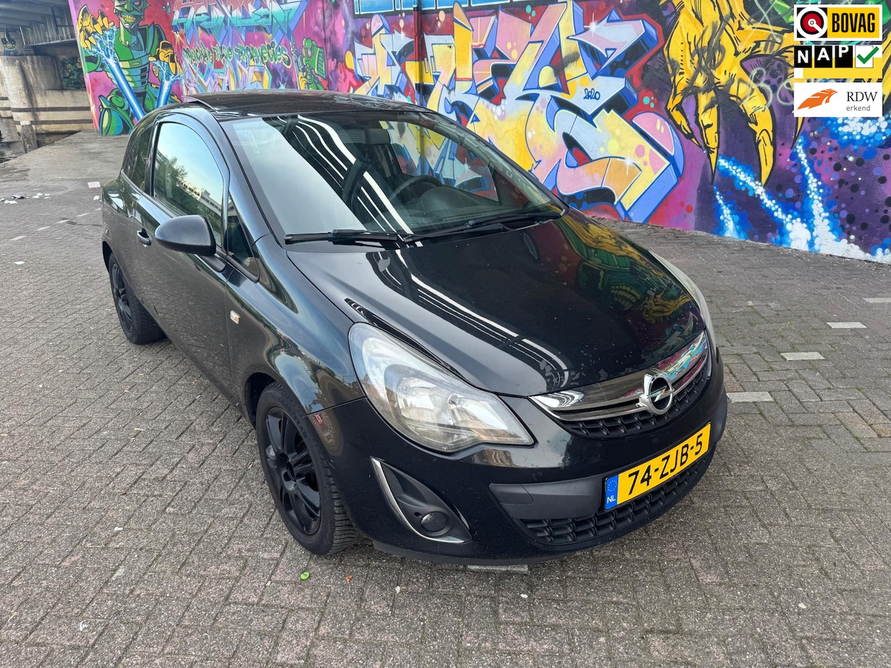 Opel Corsa - 1.2 EcoFlex Color Edition LPG vanaf fabriek !! vol optie's o.a vol leer airco navigatie pa - AutoWereld.nl