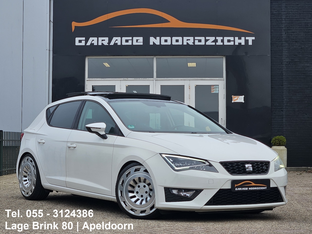 Seat Leon - 1.4 TSI 140PK FR Dynamic PANORAMADAK|NAVIGATIE|LEDER|CRUISE CONTROL|LED KOPLAMPEN|ECC/AIRC - AutoWereld.nl