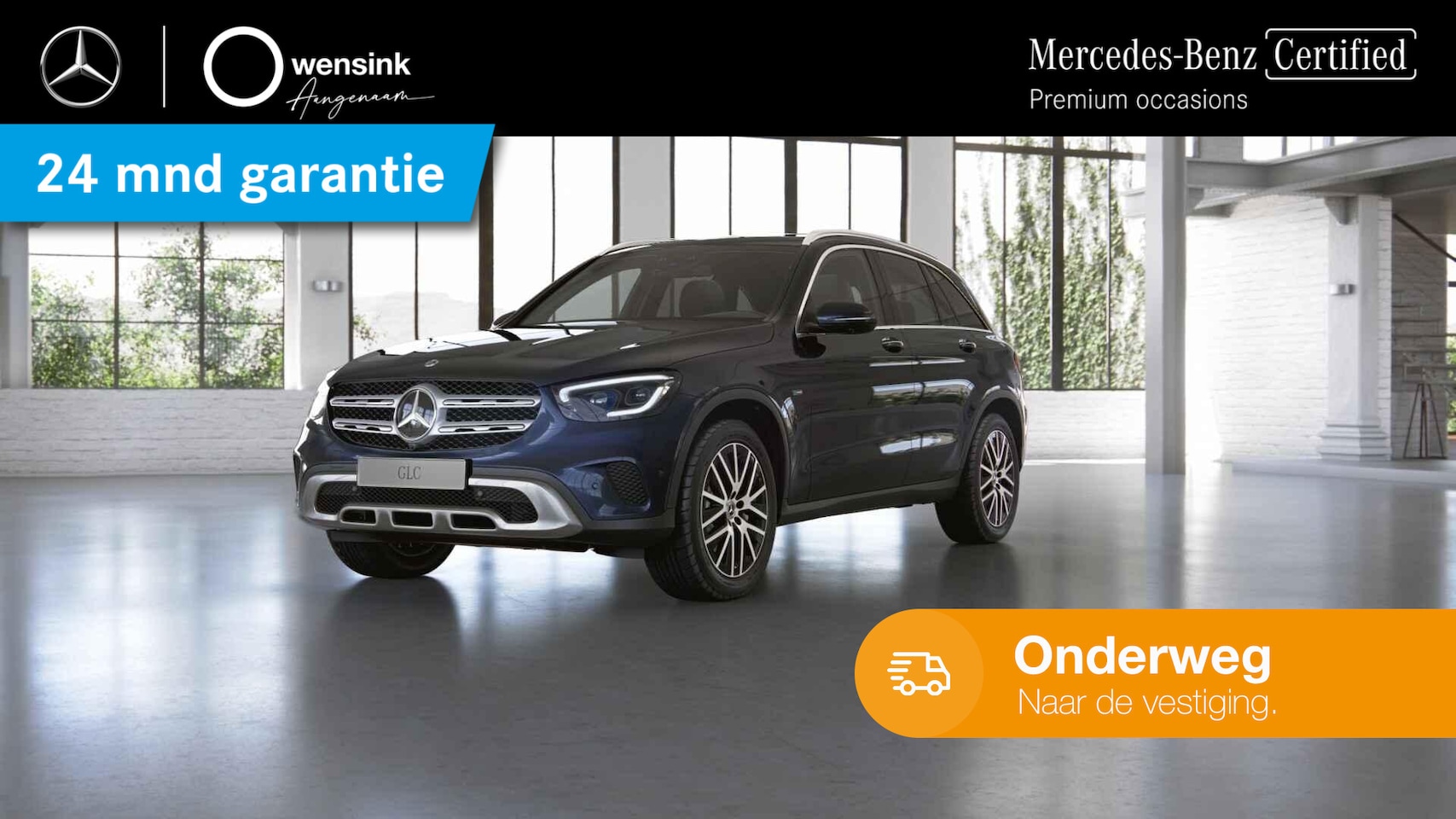 Mercedes-Benz GLC-klasse - 300e 4MATIC Business Solution | Panoramadak | Trekhaak | Rijassistentiepakket | Burmester - AutoWereld.nl