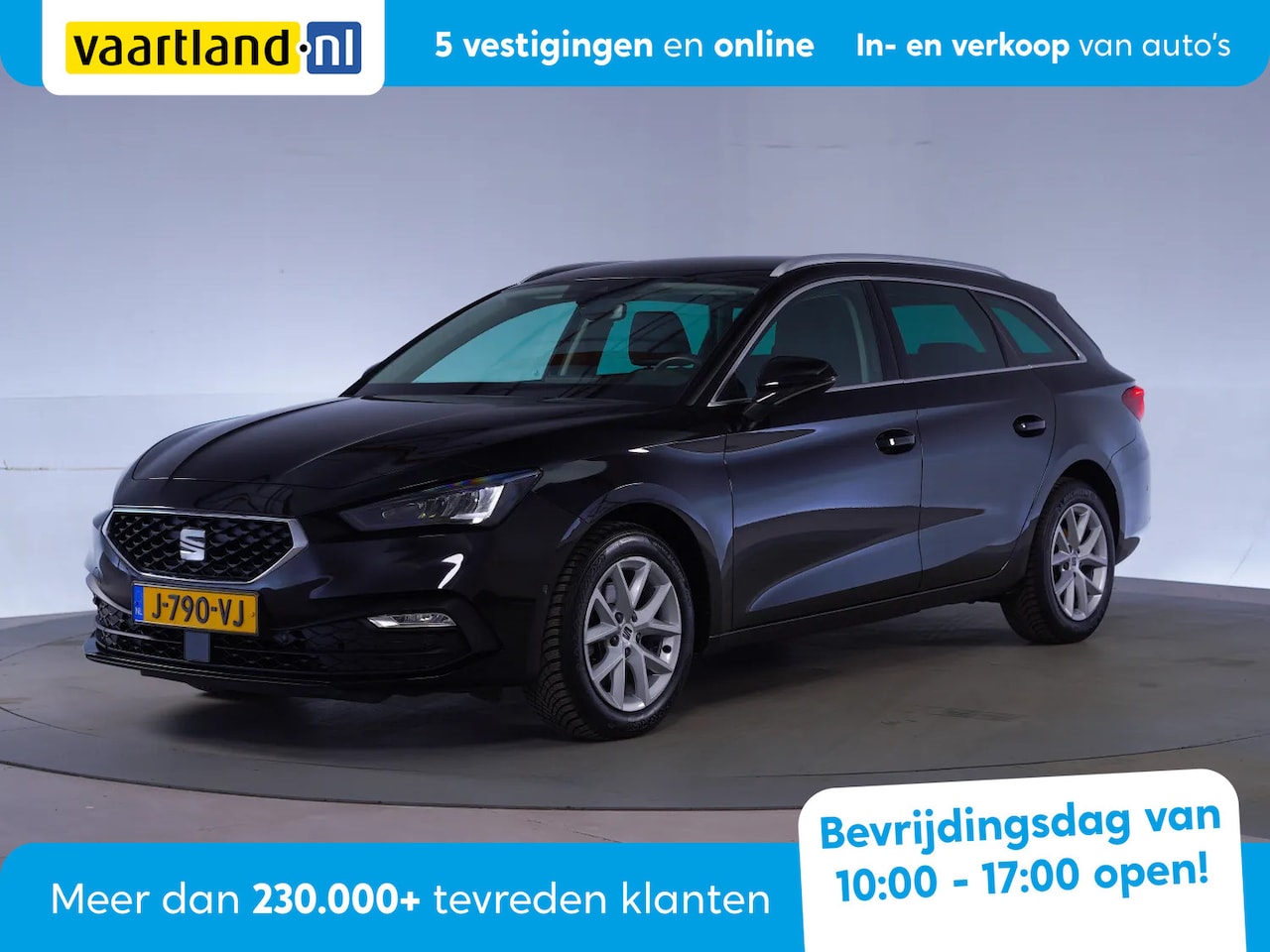 Seat Leon Sportstourer - 1.5 TSI Style Lounge Edition [ Stoel-stuurwielverwarming Trekhaak Led Nav] - AutoWereld.nl
