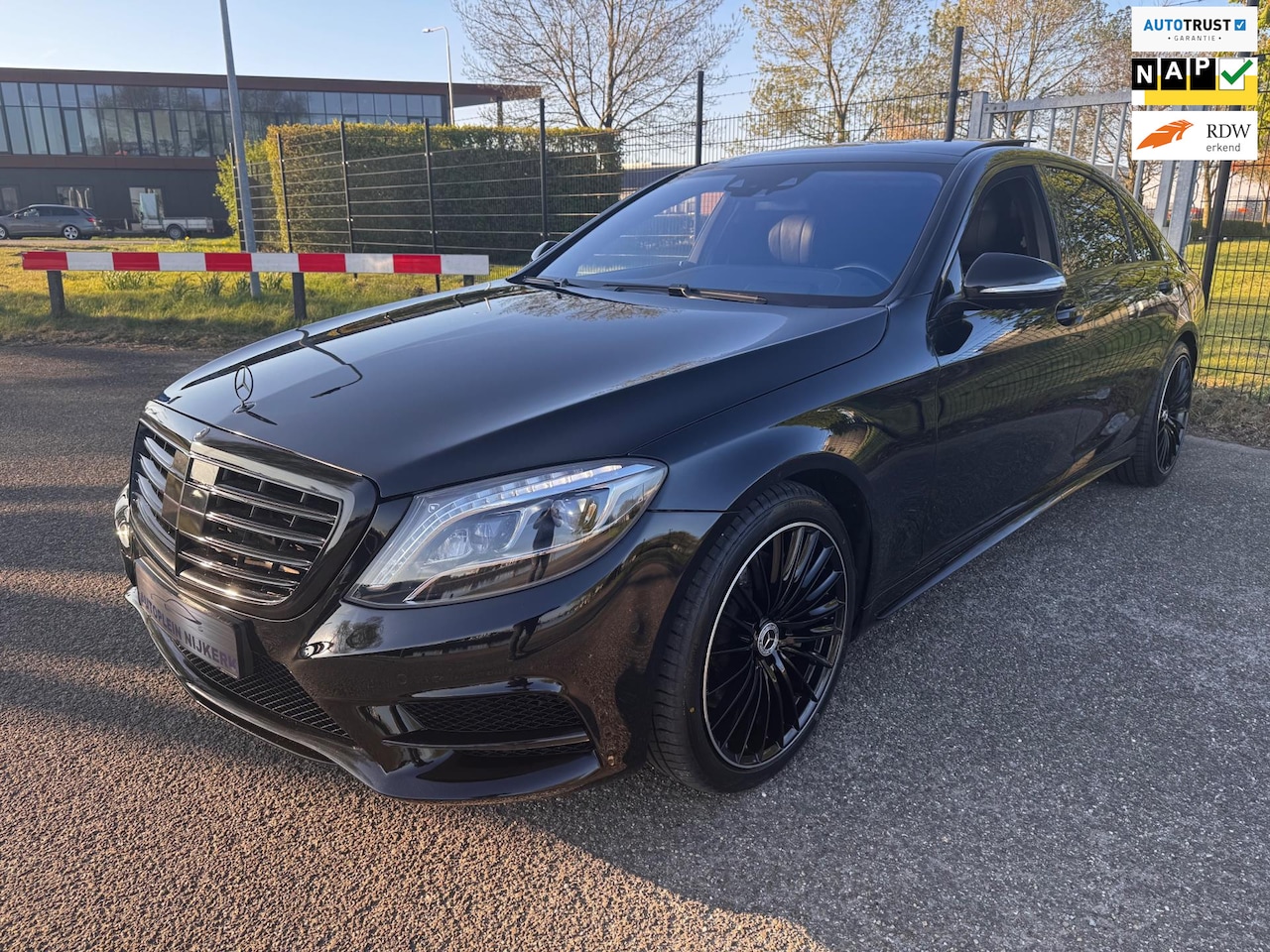 Mercedes-Benz S-klasse - 350d 4Matic Lang Premium AMG Panodak Night Pack - AutoWereld.nl