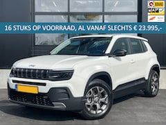 Jeep Avenger - Longitude 54 kWh 19STUKS - 385WLTP|APPLE CARPLAY|ANDROID AUTO|LED|CRUISE CONTR.|KEYLESS GO