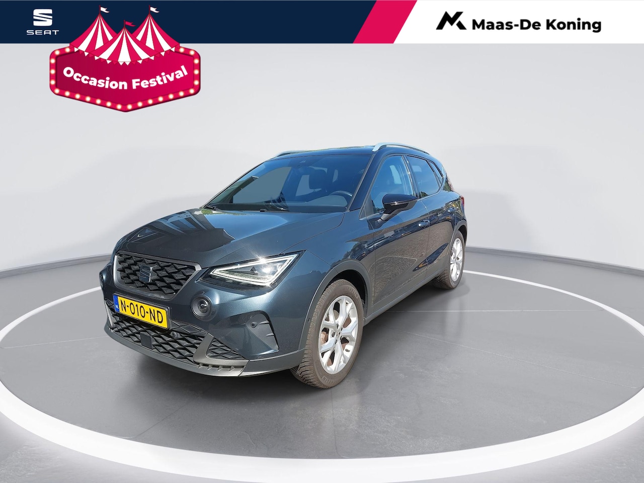 Seat Arona - 1.0 TSI FR 115PK l Trekhaak l Achteruitrijcamera l Driving Profiles l Park Assist l Full L - AutoWereld.nl