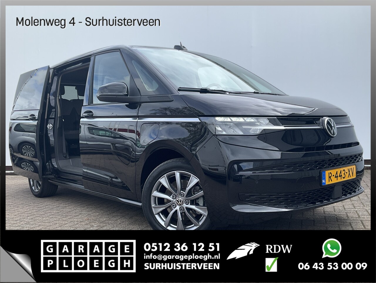 Volkswagen Multivan - 7-Pers 1.4 eHybrid 266PK L2H1 tyle Carplay Electr.Schuifdeuren PHEV Plug-in - AutoWereld.nl
