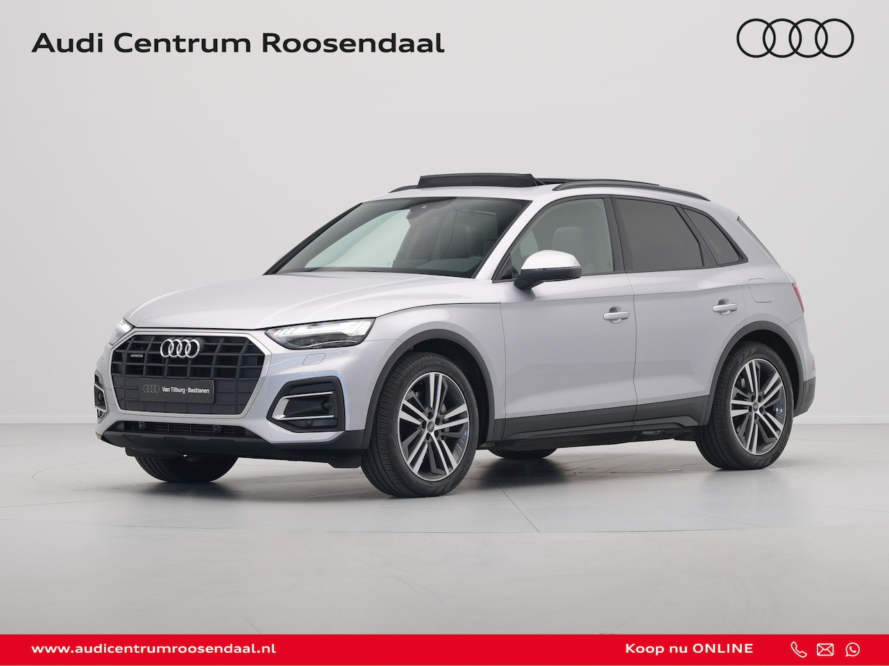 Audi Q5 - 50 TFSI e S edition Quattro S Line B&O Luchtvering Panoramadak Stoelmassage Camera - AutoWereld.nl