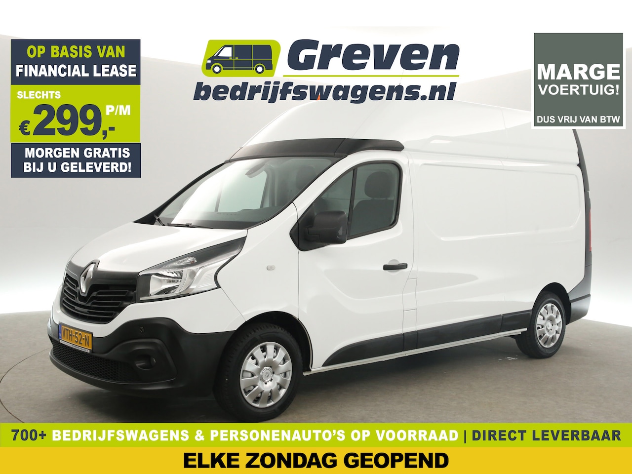 Renault Trafic - 1.6 dCi T29 L2H2 | MARGE! | BPM VRIJ | Camper Ombouw | Airco Parkeersensoren Elektrpakket - AutoWereld.nl