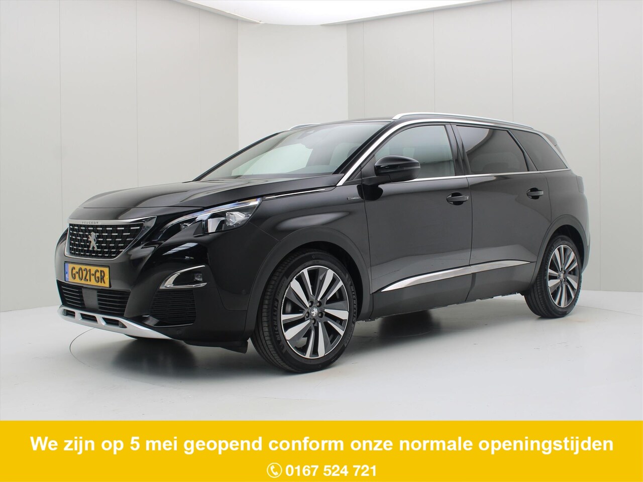 Peugeot 5008 - 1.2 PureTech 130pk 6-bak GT-Line 7P [ FOCAL+CAMERA+CARPLAY+CLIMAAT+CRUISE+PDC+LED ] - AutoWereld.nl