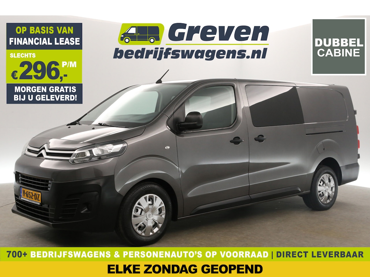 Citroën Jumpy - 2.0 BlueHDI L3H1 | Dubbele Cabine | 5 Persoons | Airco Cruise 2xSchuifdeur Parkeersensoren - AutoWereld.nl
