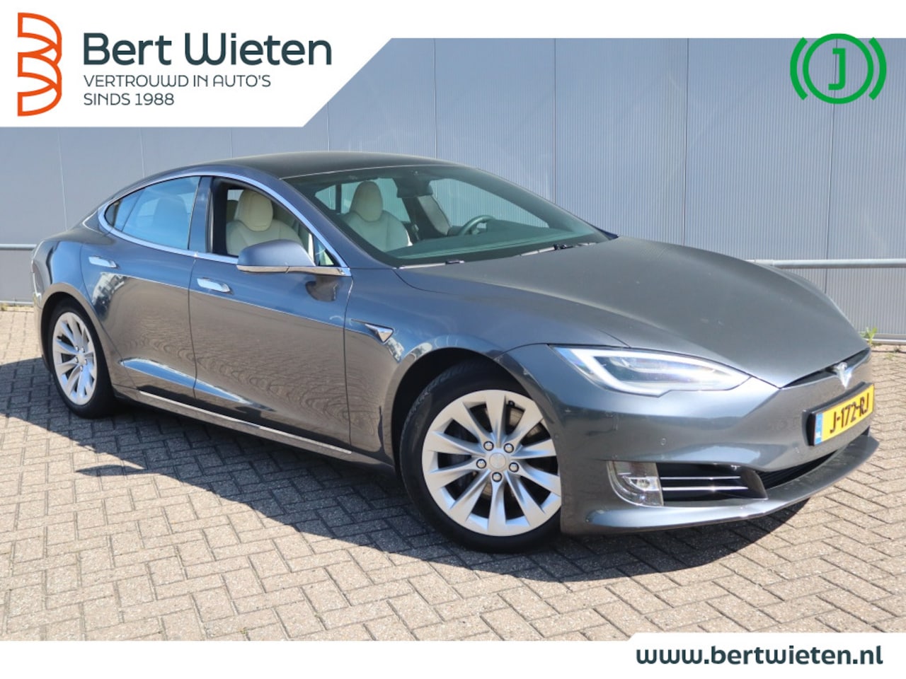 Tesla Model S - Long Range I Geen Import I Beige Int. I Houten afwerking I Achte - AutoWereld.nl