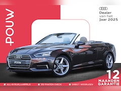 Audi A5 Cabriolet - 2.0 TFSI 190pk S-Tronic Pro Line S | Lederen Bekleding | Trekhaak Afneembaar | Stoelverwar