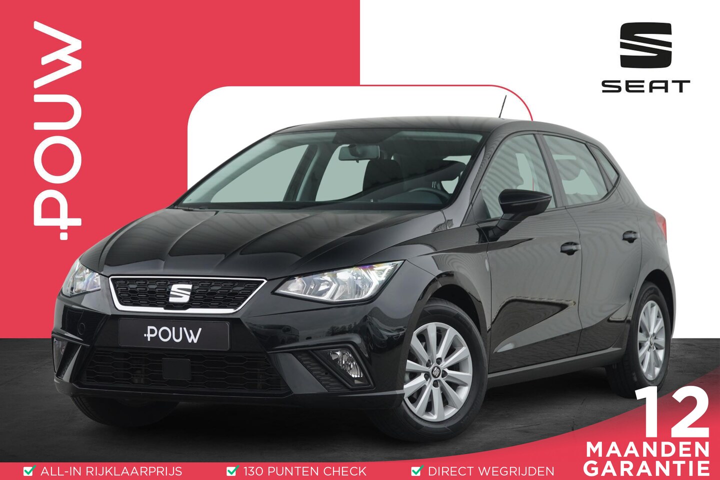 Seat Ibiza - 1.0 TSI 95pk Style | Navigatie | 15" Lichtmetalen Velgen | Cruise Control - AutoWereld.nl