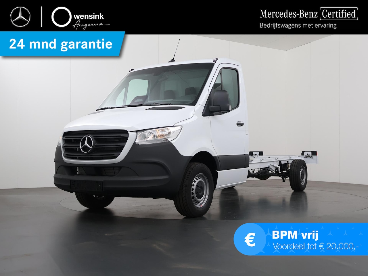 Mercedes-Benz Sprinter - 315 CDI Chassis L3 RWD PRO Automaat | Comfort Bestuurdersstoel | Apple Carplay | All Seaso - AutoWereld.nl