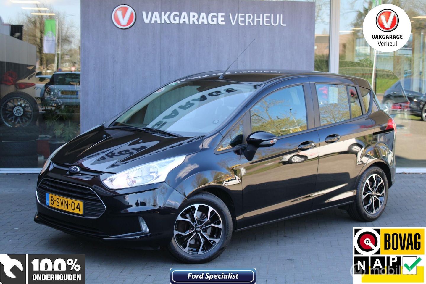 Ford B-Max - 1.0 EcoBoost Style|101Pk|Trekhaak|Boekjes|Nap - AutoWereld.nl