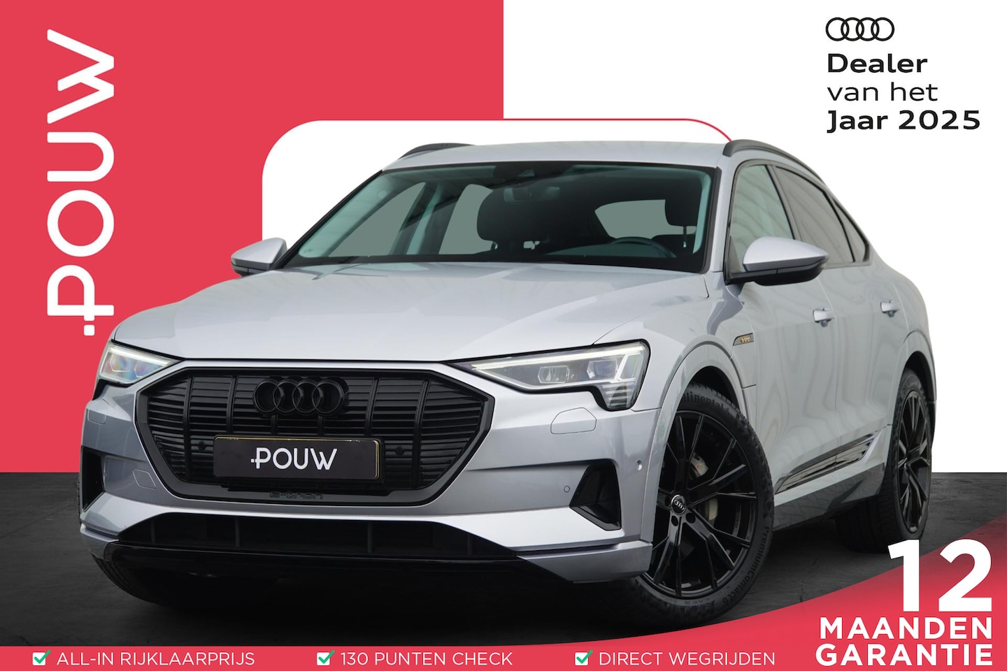 Audi e-tron Sportback - 55 408pk quattro Business Edition 95 kWh | SoH 96% | Luchtvering | Geheugen Bestuurderssto - AutoWereld.nl