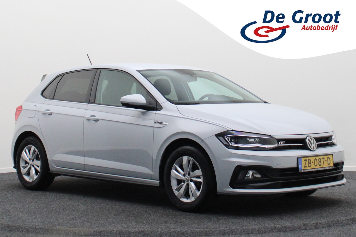 Volkswagen Polo - 1.0 TSI Comfortline R-Line Airco, Apple Carplay, ACC, LED-Pakket, Elektrische Pakket, Blue - AutoWereld.nl