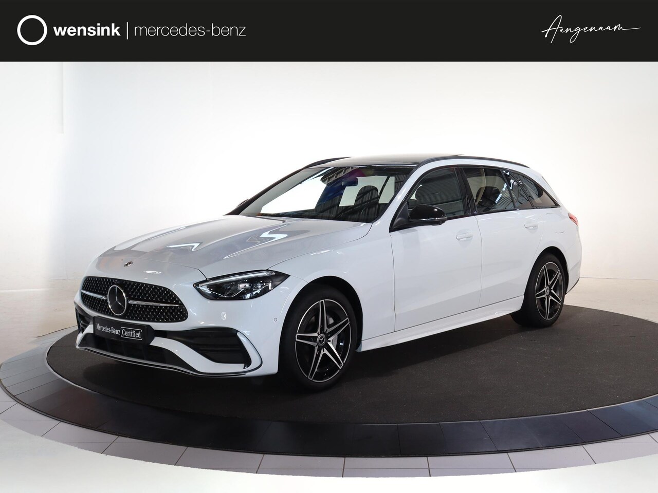 Mercedes-Benz C-klasse Estate - 300 e AMG Line | Panoramadak | Trekhaak | Night pakket | Rij assistentie | - AutoWereld.nl
