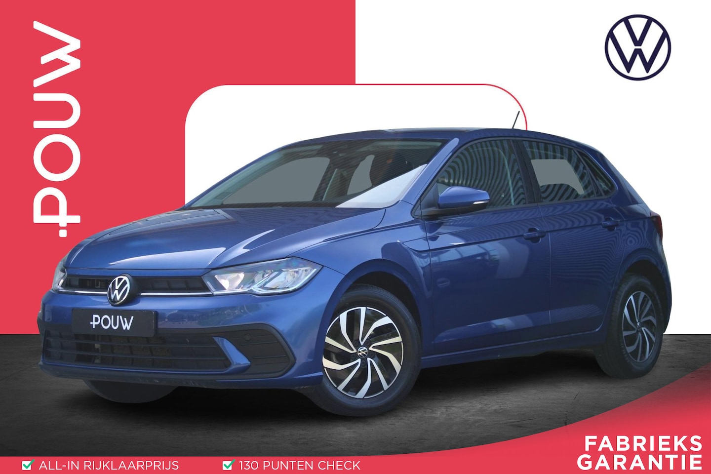 Volkswagen Polo - 1.0 TSI 95pk DSG Life |  Camera Achter | Parkeersensoren Voor & Achter | Apple Carplay & A - AutoWereld.nl