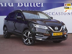 Nissan Qashqai - 1.3 DIG-T Tekna+leder+pano-dak+navigatie+360 camera+19"lmv = TOP