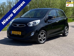 Kia Picanto - 1.0 CVVT Design Edition 5DRS LEDER-INT AIRCO NAP DEALER ONDERHOUDEN