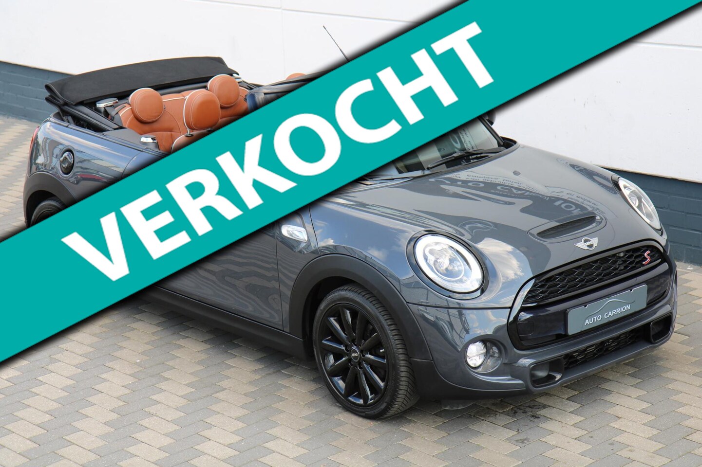 MINI Cabrio - 2.0 Cooper S 192PK Leder Navi LED H/K Keyless !! - AutoWereld.nl