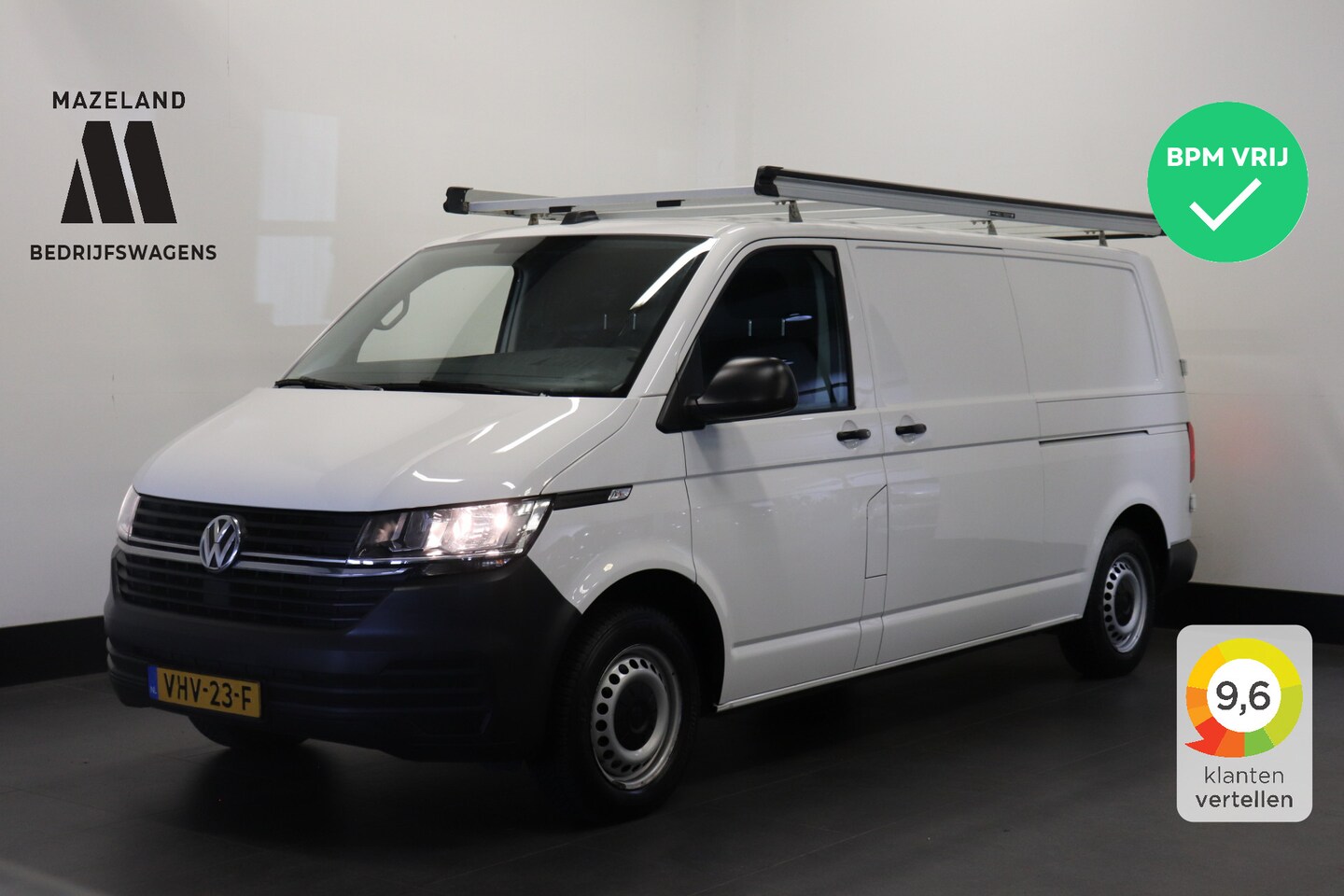 Volkswagen Transporter - 2.0 TDI L2 110PK 2 schuifdeuren EURO 6 - Airco - Navi - Cruise - €15.900,- Excl. - AutoWereld.nl
