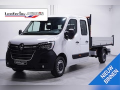 Renault Master - 2.3 dCi 165 pk Kipper Dubbel Cabine va 479, - p/mnd Airco, Cruise Control, 6-Zits, Nieuw,