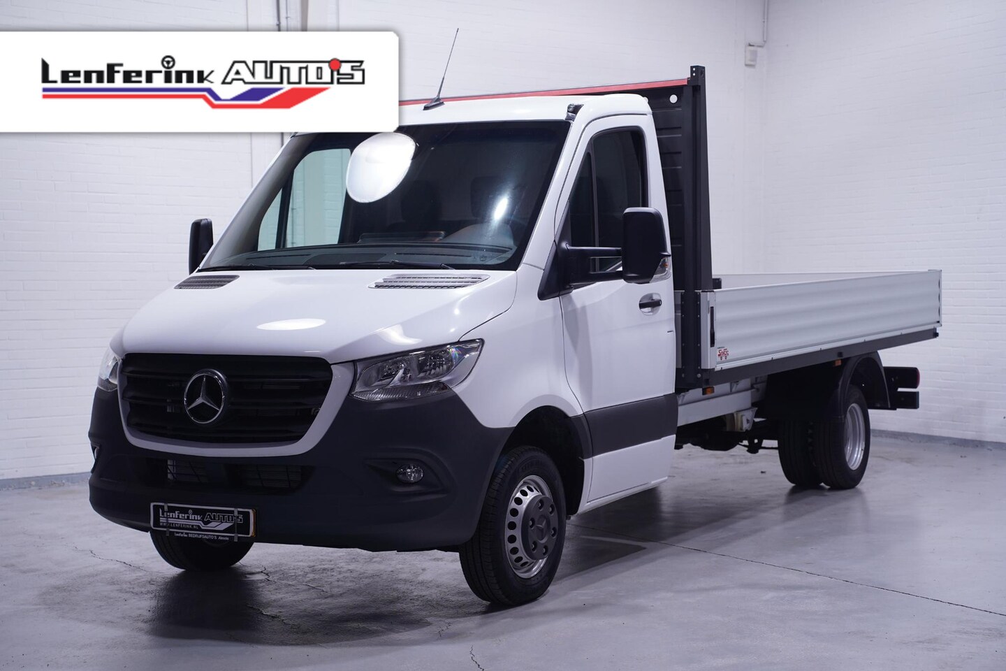 Mercedes-Benz Sprinter - 515 CDI 150 pk Pick Up / Open Laadbak Dubbel Lucht Airco, Apple Carplay, Cruise Control, N - AutoWereld.nl