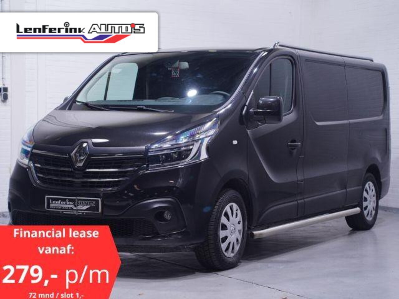 Renault Trafic - 2.0 dCi 120 pk L2H1 Navi, Camera, NAP Airco ECC, LED Koplampen, Sidebars, 2-Zits - AutoWereld.nl