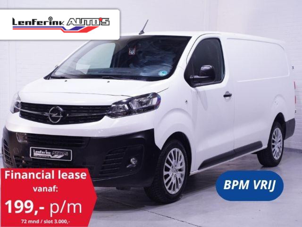 Opel Vivaro - 2.0 Diesel 122 pk L3 Airco, Apple Carplay Cruise Control, Dodehoek Assist, Laadruimte Pakk - AutoWereld.nl