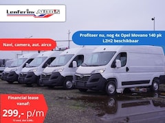 Opel Movano - 2.2D 140 pk L2H2 va 299, - p/mnd Navi, Camera Apple Carplay, Cruise Control, Airco ECC, Ni