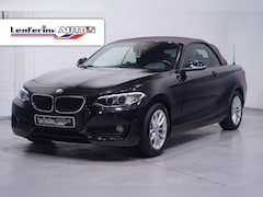 BMW 2-serie Cabrio - 218i High Executive Navigatie-Full Sattelbraun Leder Nederlandse auto Bi-xenon Led PDC v+a