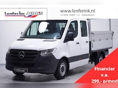 Mercedes-Benz Sprinter - 211 CDI Dubbel Cabine 6-Zits va 299 p/mnd Pickup Open Laadbak Airco, Trekhaak, LxBxH 270x2