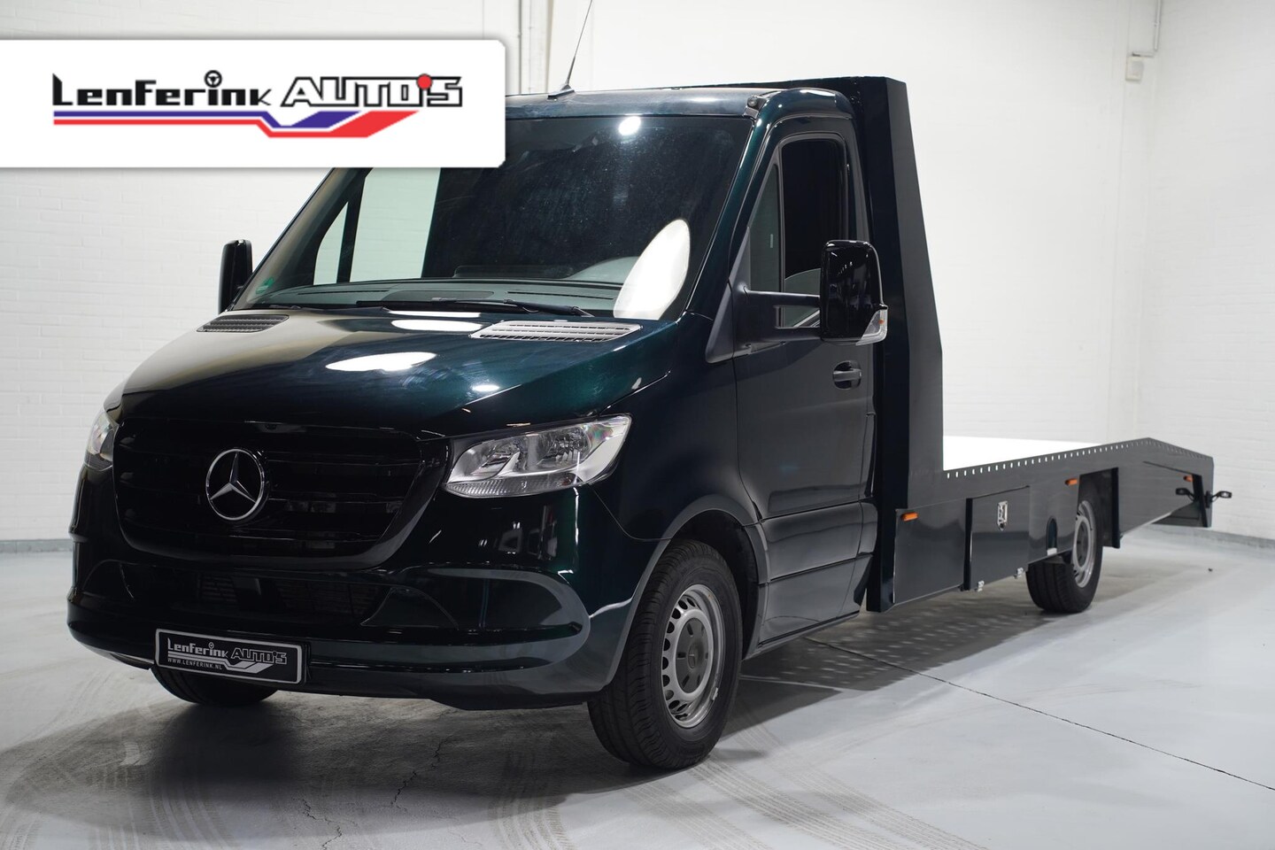 Mercedes-Benz Sprinter - 316 CDI 163 pk Autotransporter Luchtvering Trekhaak 3.500 kg, Bumper in Kleur, Zwarte Gril - AutoWereld.nl