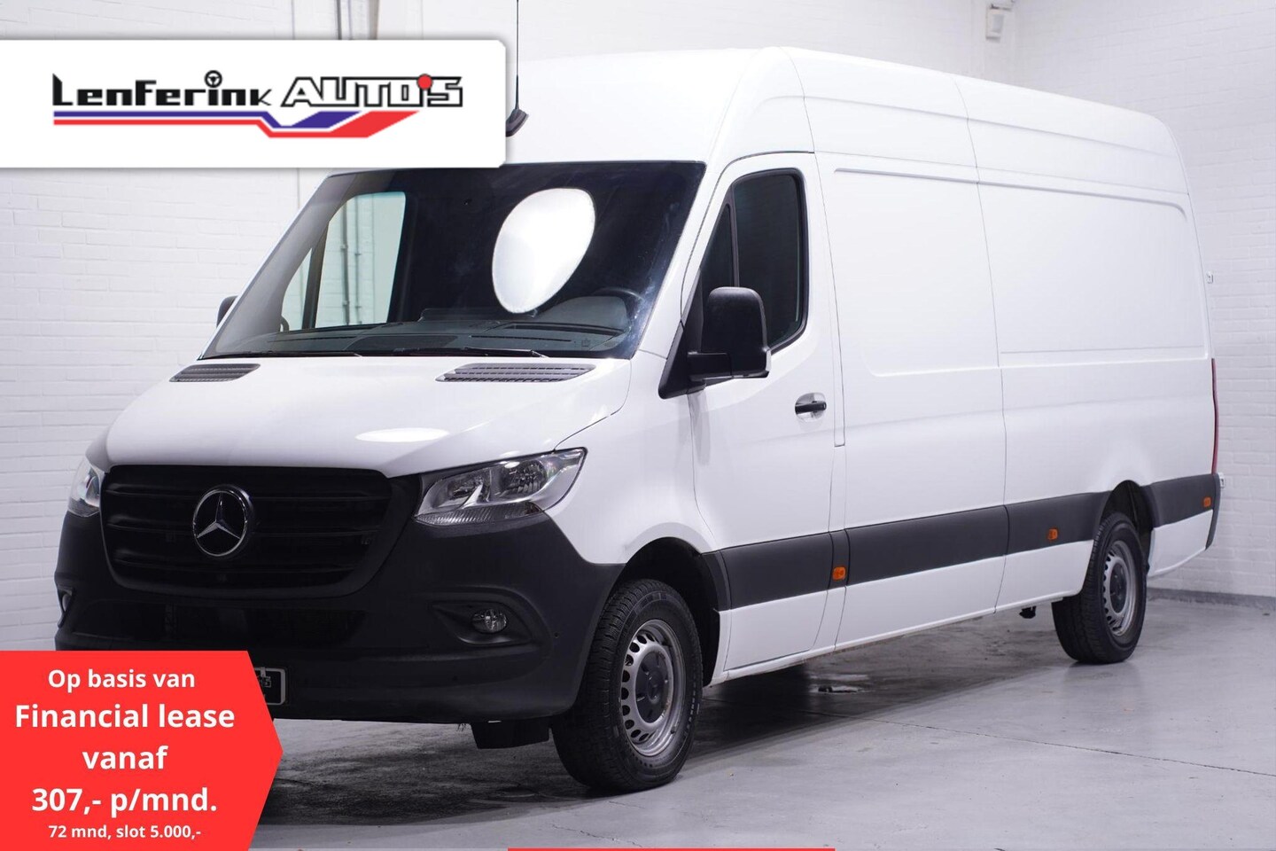 Mercedes-Benz Sprinter - 315 CDI 150 pk L3H2 Navi, PDC V+A Mercedes-Benz Sprinter 315 CDI 150 pk L3H2 va 307,- p/mn - AutoWereld.nl