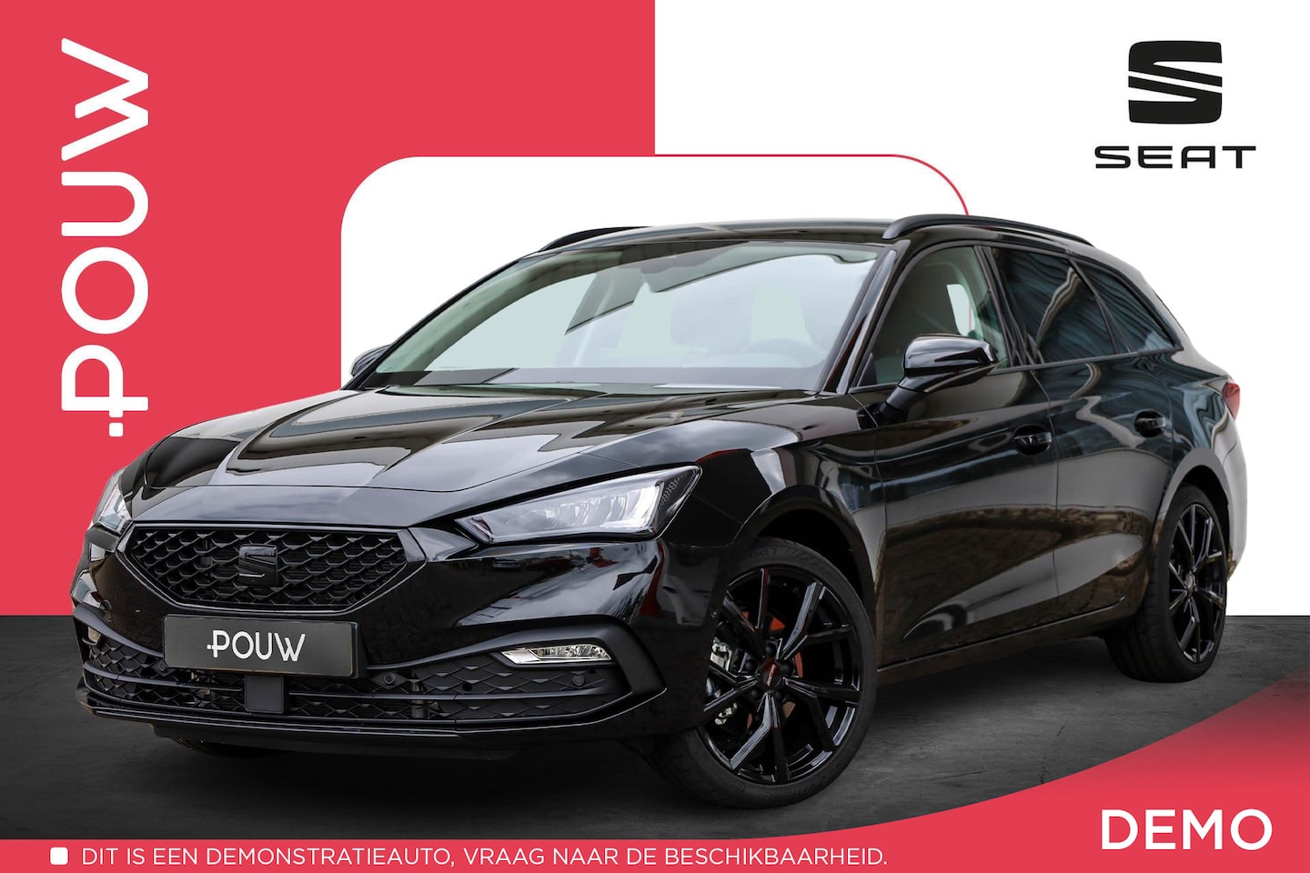 Seat Leon Sportstourer - 1.5 eTSI 150pk DSG Style Business Intense | Trekhaak Wegklapbaar | Adaptieve Cruise | Park - AutoWereld.nl