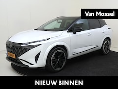 Nissan Qashqai - 1.5 e-Power N-Design | Panorama-dak | 360 Camera | Stoelverwarming | Lederen/alcantara bek