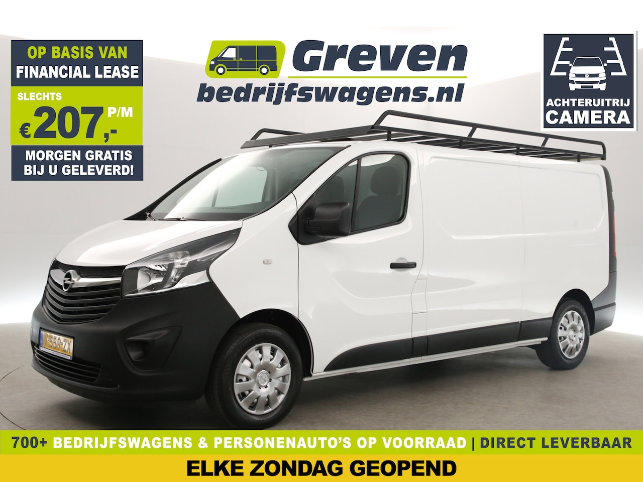 Opel Vivaro - 1.6 CDTI L2H1 Airco Camera Cruise 3 Persoons Imperiaal Elektrpakket Trekhaak - AutoWereld.nl