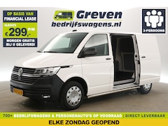 Volkswagen Transporter - 2.0 TDI L1H1 140PK Airco Carplay Cruise 2xSchuifdeur Navigatie PDC 3 Persoons Elektrpakket