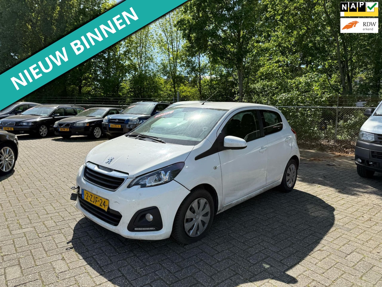 Peugeot 108 - 1.0 e-VTi Active LET OP : AIRBAGS ERUIT EN CATERPAN GESCHEURD - AutoWereld.nl